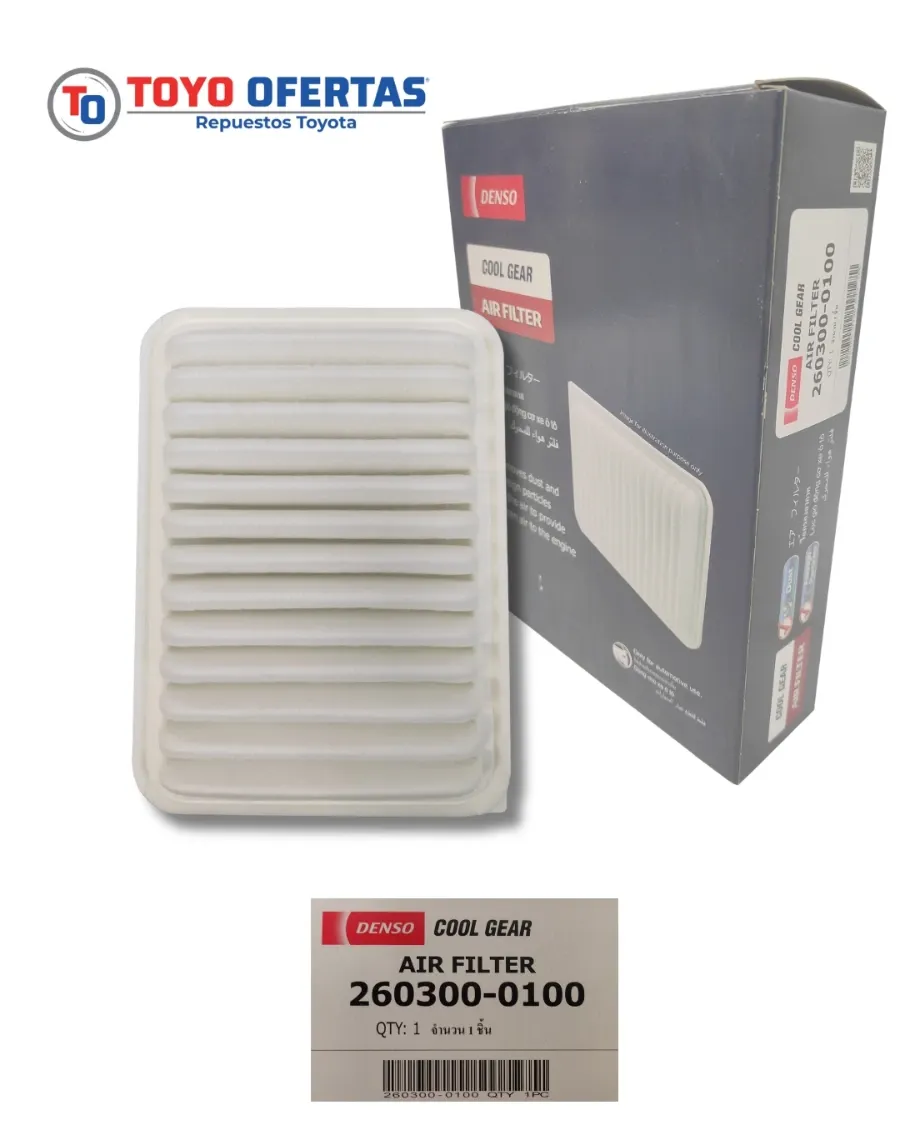 260300-0100 Filtro Aire Toyota Yaris Corolla 2009-2012