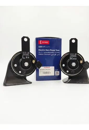 272000-7700JK Pitos Jgo 12v (caracol) 4runner 15 (impermable) + Accesorios Negro