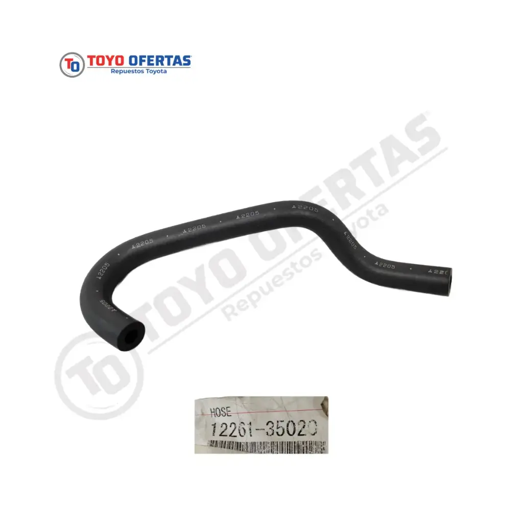 12261-35020 MANGUERA VALVULA PCV TOYOTA HILUX 22R