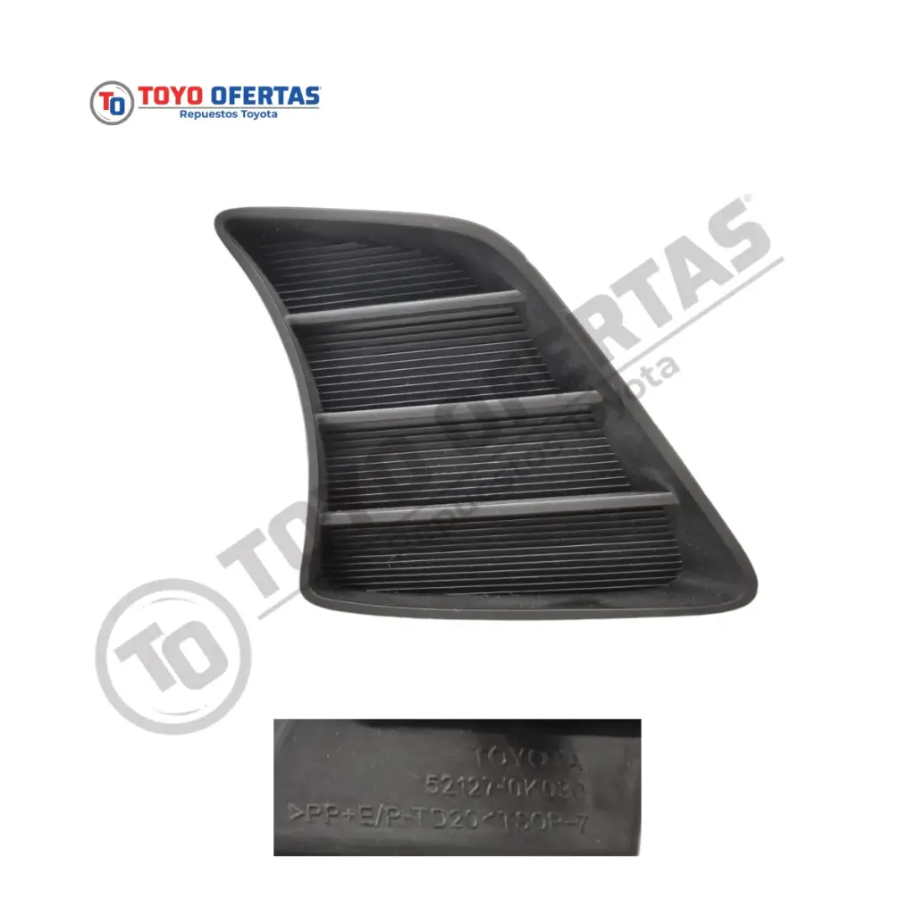 52127-0K030 TAPA CARELO DERECHA PARACHOQUE TOYOTA HILUX