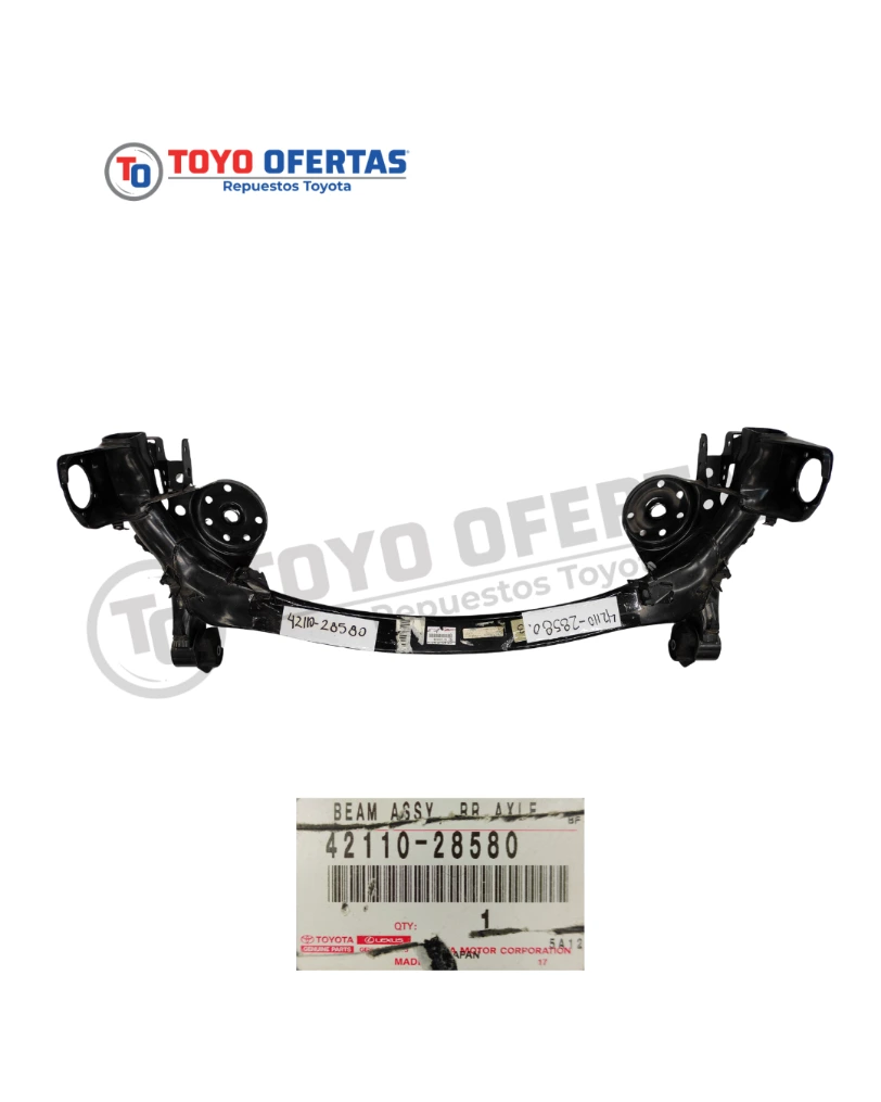 42110-28580 PUENTE TRASERO (EJE MUERTO) TOYOTA PREVIA 2007-2008