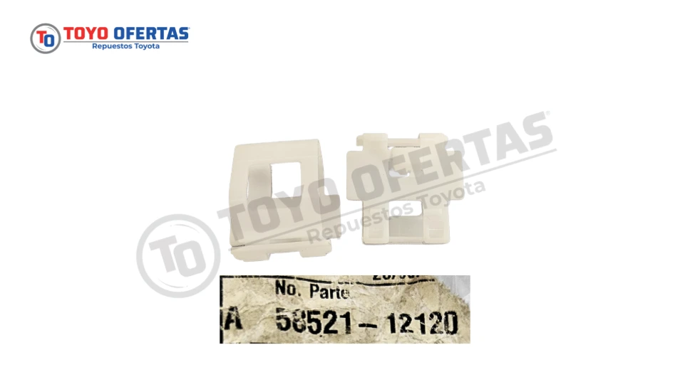 58521-12120 GANCHO PARA ALFOMBRA DE PISO TOYOTA COROLLA 95-02