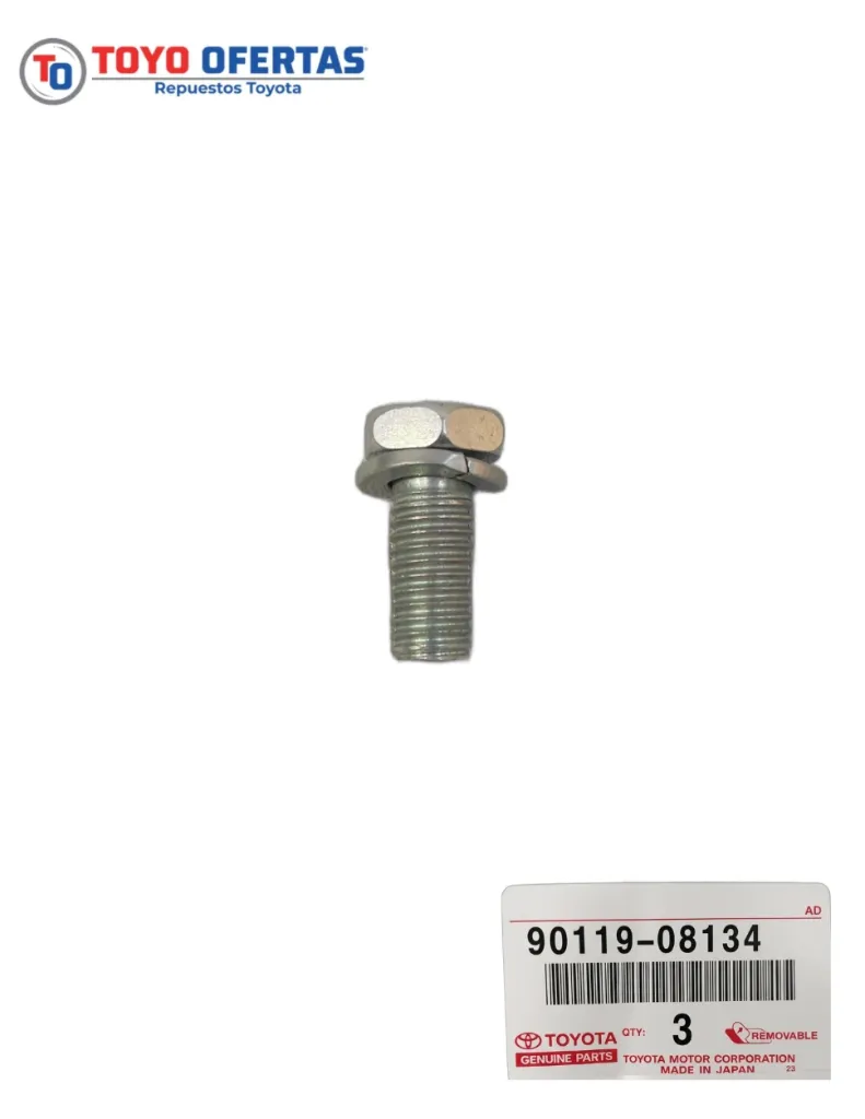 90119-08134 TORNILLO PLATO DE PRESION TOYOTA 1FZ/1GR/2F/3F