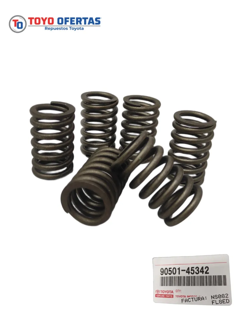90501-45342 RESORTE DE VALVULA TOYOTA 2F/3F