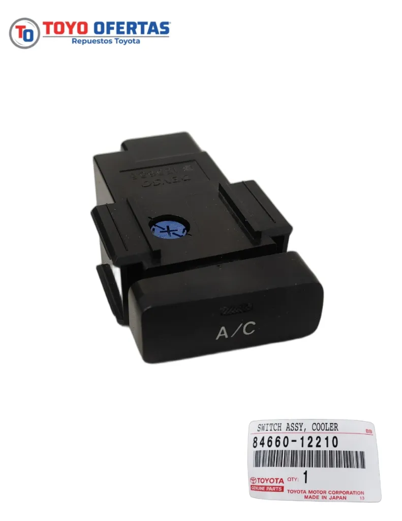 84660-12210 SWITCH (BOTON) A/A TOYOTA COROLLA SENSACION