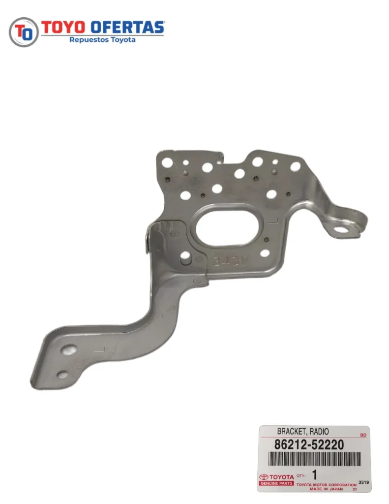 86212-52220 BASE RADIO REPRODUCTOR TOYOTA YARIS BELTA