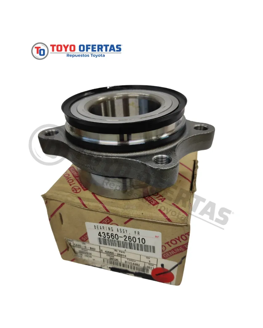 43560-26010 Rodamiento Mozo Delantero Toyota Hiace 2005 En Adelante Negro