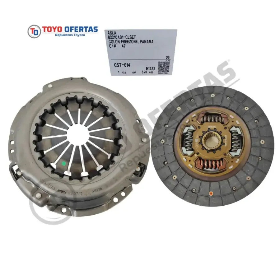 CST-014 Kit Plato Y Disco Toy Hilux 22r4x4(dtx099+ctx076)