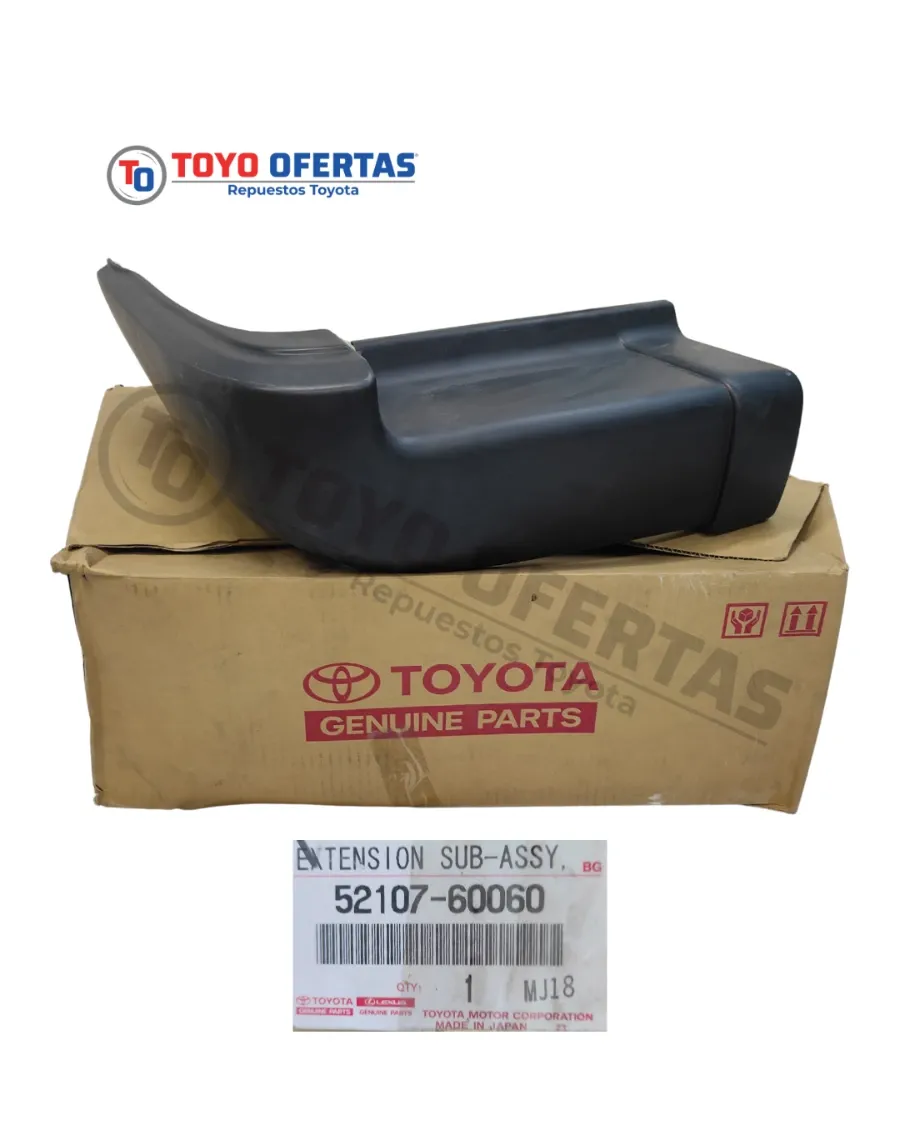 52107-60060 EXTENSION IZQ PARACHOQUES TRASERO TOYOTA BURBUJA