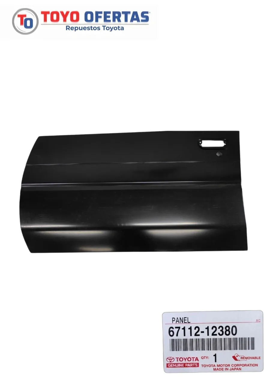 67112-12380 PANEL PUERTA DELANTERA EXTERIOR IZQ TOYOTA COROLLA AVILA