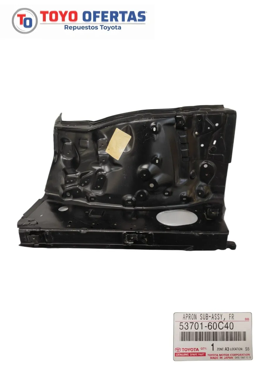 53701-60C40 FALDON INTERNO DELANTERO DERECHO TOYOTA RORAIMA 2UZ