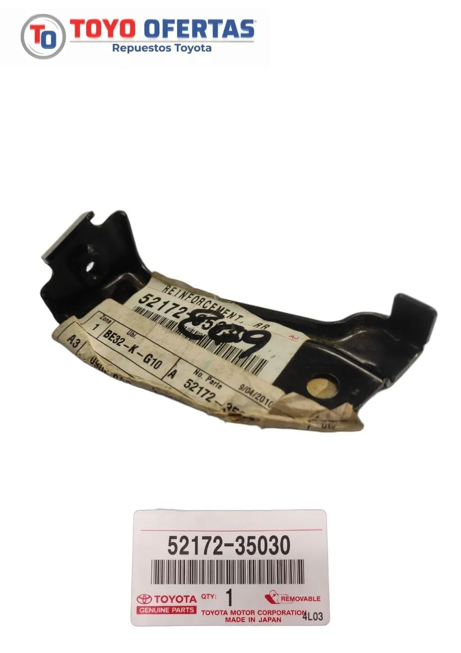 52172-35030 BASE O REFUERZO PARACHOQUES TRASERO TOYOTA 4RUNNER 05-09