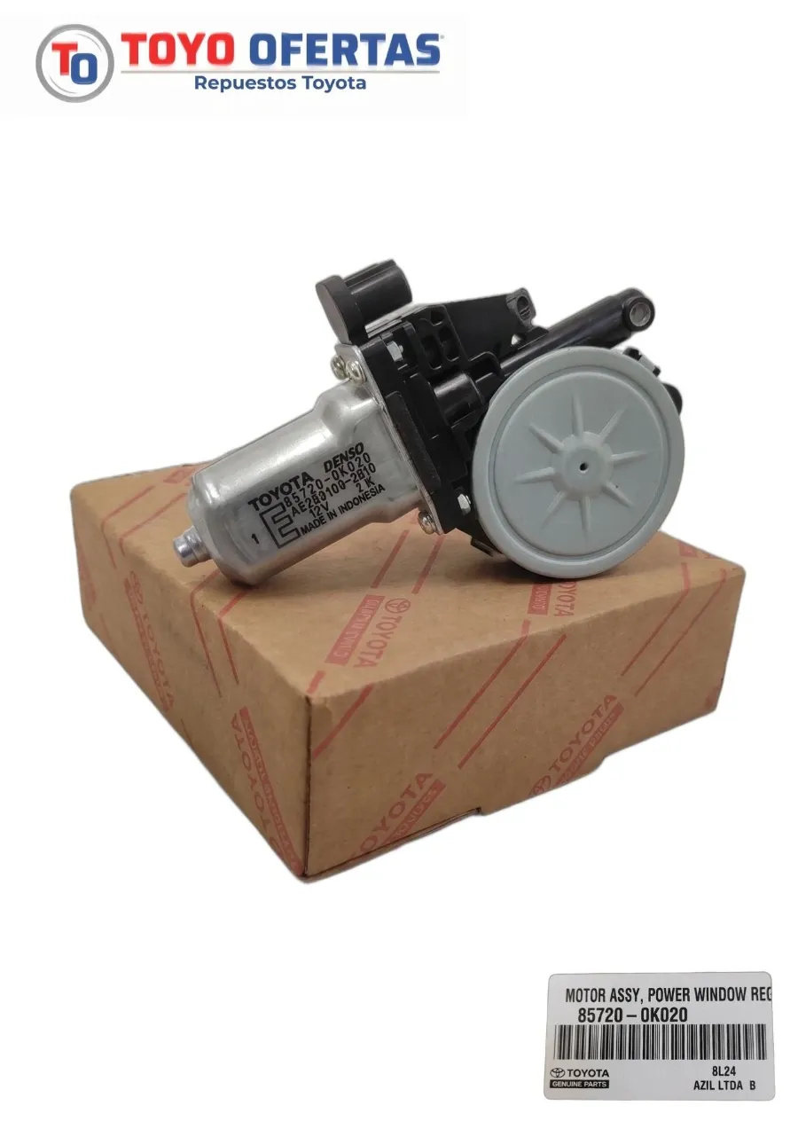 85720-0K020 MOTOR ELEVA VIDRIO PUERTA TRAS RH TOYOTA FORTUNER/HILUX 5-15