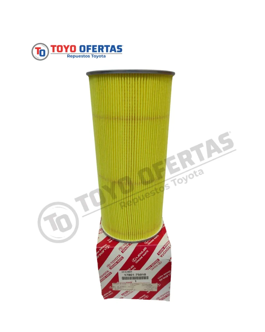 17801-75010 FILTRO DE AIRE TOYOTA HIACE 2TR