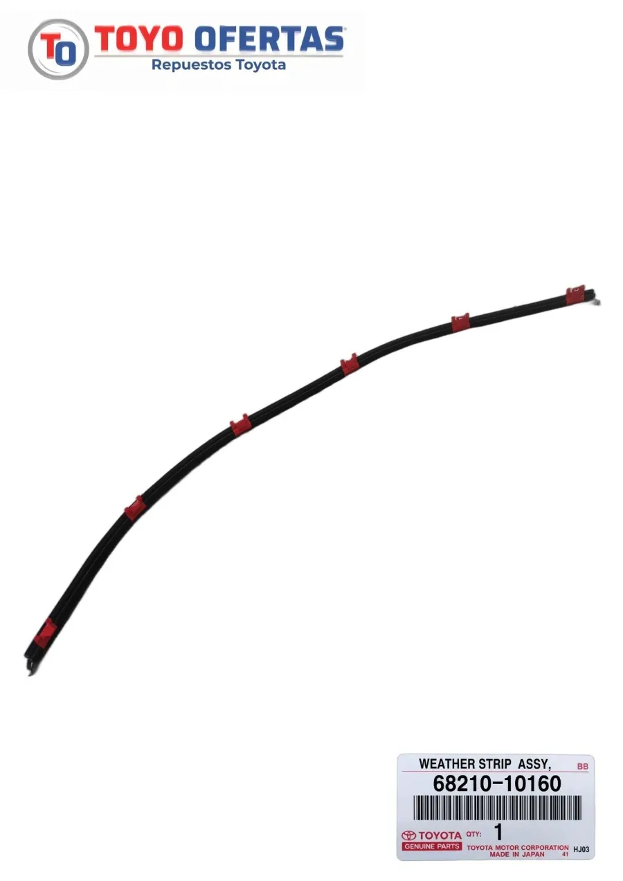 68210-10160 LAME VIDRIO EXTERIOR PUERTA DELANTERA IZQ TOYOTA STARLET
