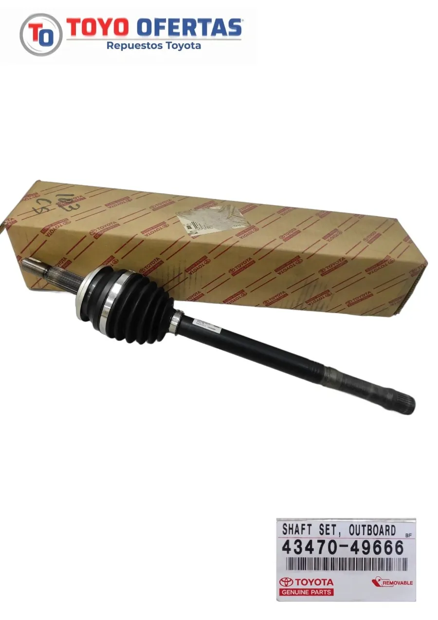 43470-49666 PUNTA DE TRIPOIDE DERECHO TOYOTA RAV4 1AZ/2AZ/PREVIA 2AZ
