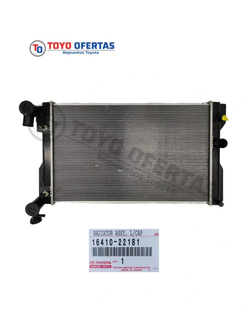 16410-22181 RADIADOR TOYOTA COROLLA 09-14 AUTOMATICO
