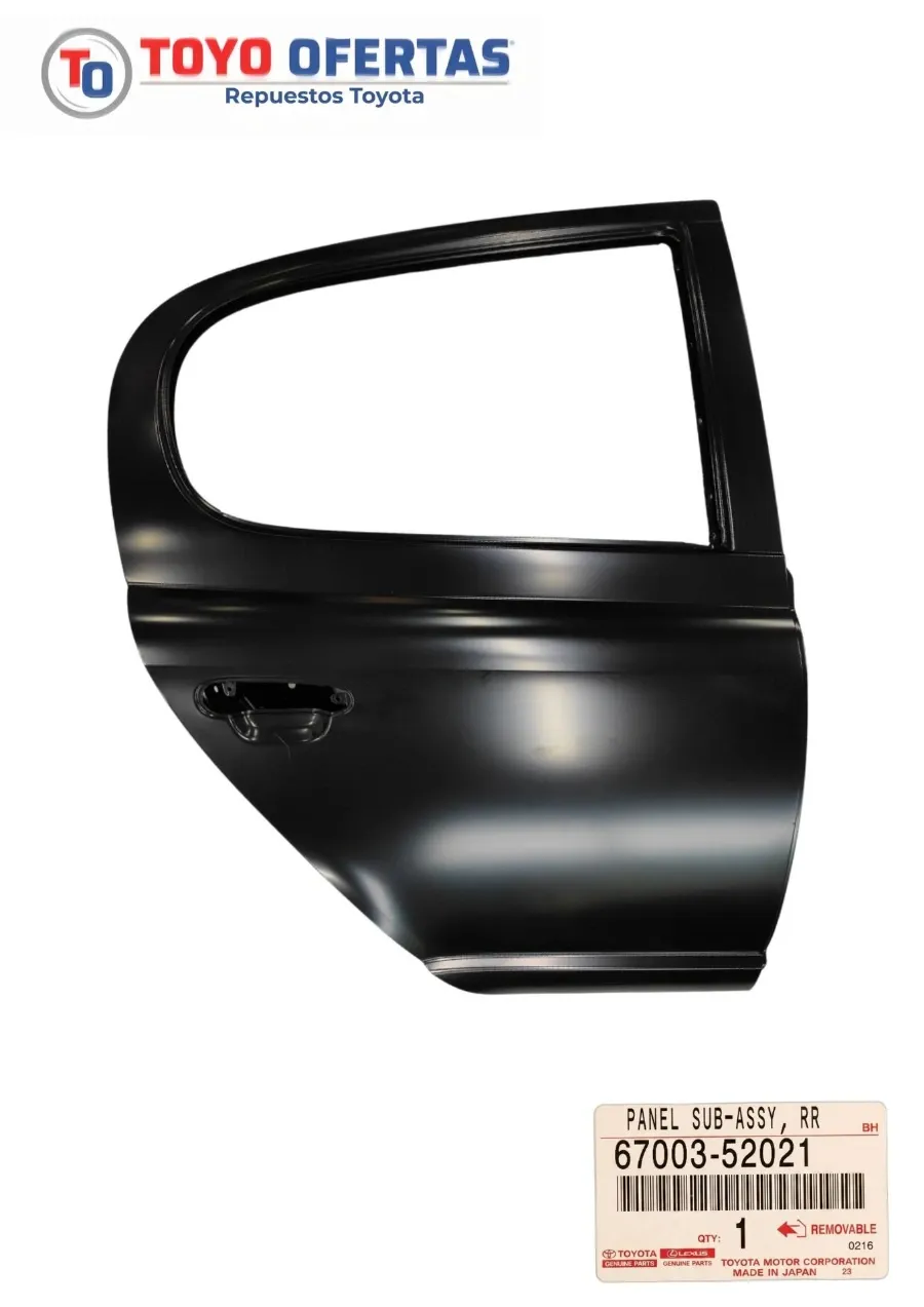 67003-52021 PUERTA TRASERA DERECHA TOYOTA YARIS 2000-2005
