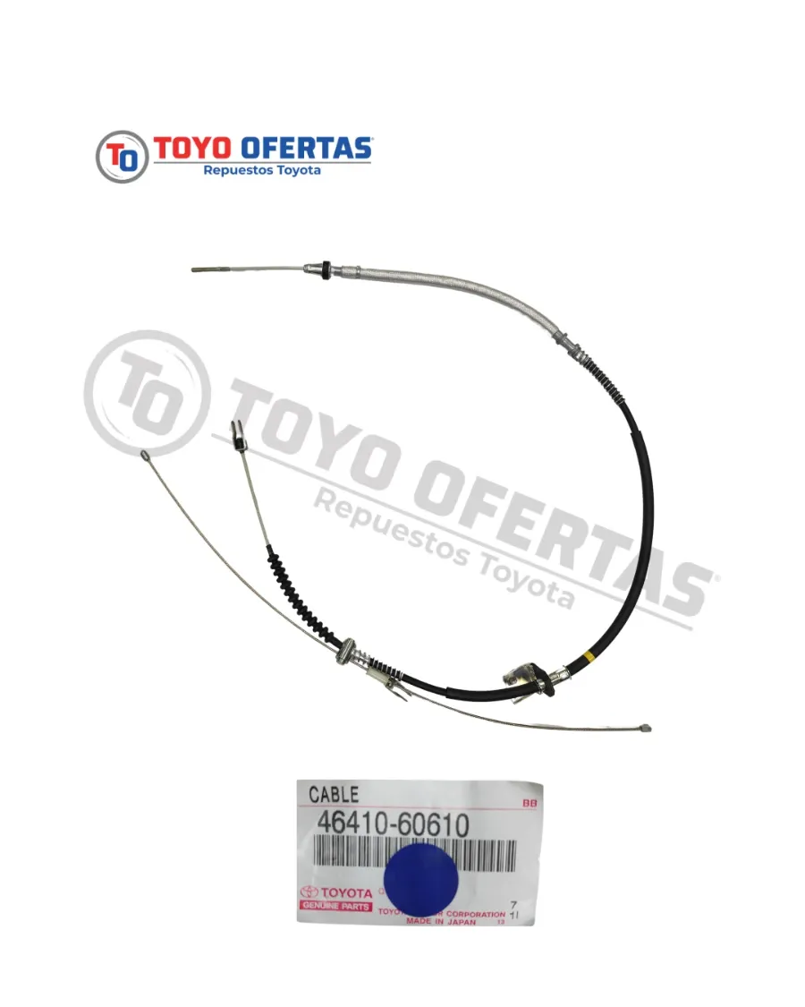 46410-60610 GUAYA FRENO DE MANO TOYOTA MACHITO CARBURADO