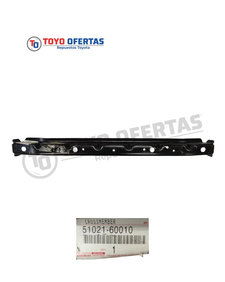 51021-60010 TRAVESAÑO CHASIS BASTIDOR AUXILIAR TOYOTA MERU/PRADO/4RUNNER 5VZ